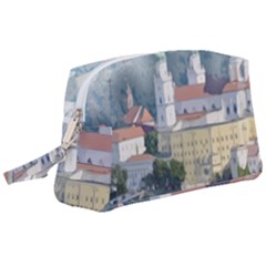 Architecture Old Sky Travel Wristlet Pouch Bag (large) by Simbadda