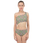 Bunnies pattern Spliced Up Two Piece Swimsuit