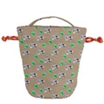 Bunnies pattern Drawstring Bucket Bag