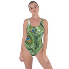 Peacock Feathers Pattern Bring Sexy Back Swimsuit by Vaneshart