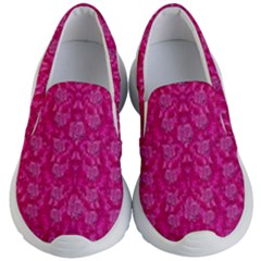 Roses And Roses A Soft Flower Bed Ornate Kids  Lightweight Slip Ons by pepitasart