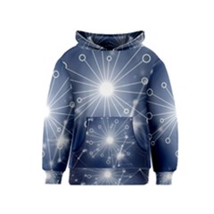 Network Technology Connection Kids  Pullover Hoodie by Alisyart