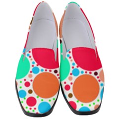 Dots Women s Classic Loafer Heels by impacteesstreetweareight