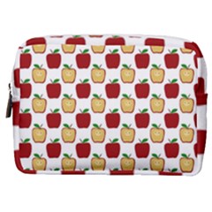 Apple Polkadots Make Up Pouch (medium) by bloomingvinedesign