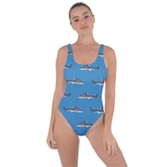 Shark Pattern Bring Sexy Back Swimsuit by bloomingvinedesign