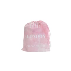 Paris, London, New York Drawstring Pouch (xs) by Lullaby