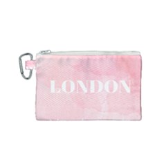 Paris, London, New York Canvas Cosmetic Bag (small) by Lullaby