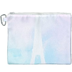 Pastel Eiffel s Tower, Paris Canvas Cosmetic Bag (xxxl) by Lullaby