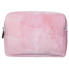 Pink Blurry Pastel Watercolour Ombre Make Up Pouch (medium) by Lullaby