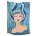 Blue Girl Large Tapestry View1