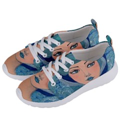 Blue Girl Women s Lightweight Sports Shoes by CKArtCreations