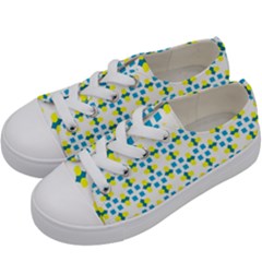 Pattern Texture Seamless Kids  Low Top Canvas Sneakers by Simbadda