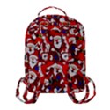 Nicholas Santa Christmas Pattern Flap Pocket Backpack (Small) View3