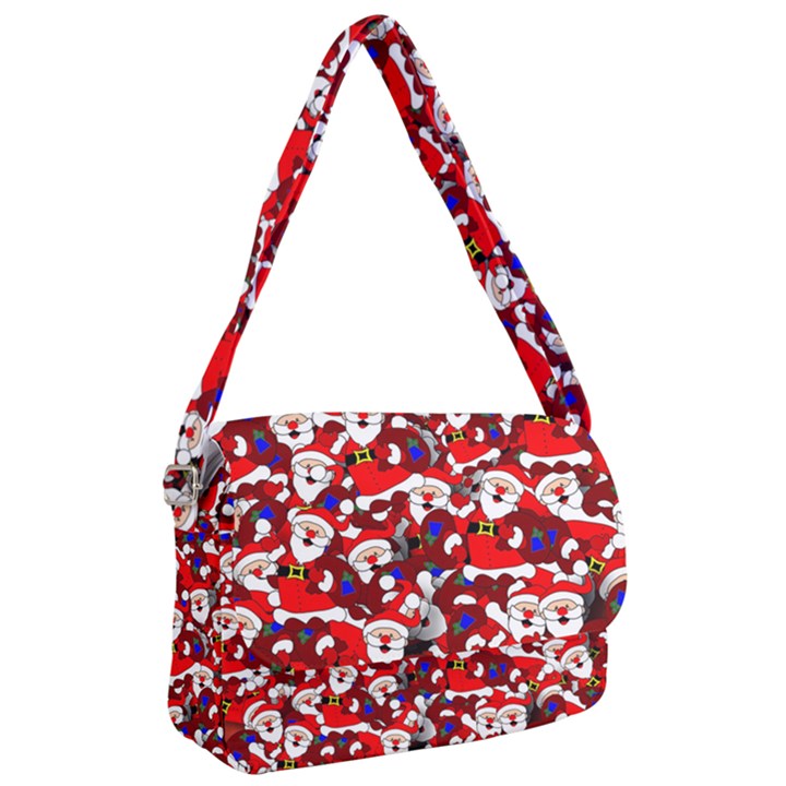 Nicholas Santa Christmas Pattern Courier Bag