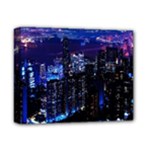 Night City Dark Deluxe Canvas 14  x 11  (Stretched)