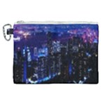 Night City Dark Canvas Cosmetic Bag (XL)