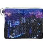 Night City Dark Canvas Cosmetic Bag (XXXL)