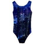 Night City Dark Kids  Cut-Out Back One Piece Swimsuit