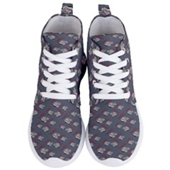 Sushi Pattern Women s Lightweight High Top Sneakers by bloomingvinedesign