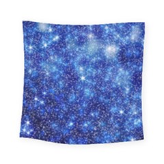 Blurred Star Snow Christmas Spark Square Tapestry (small) by HermanTelo