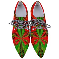 Abstract Art Fractal Modern Art Women s Pointed Oxford Shoes by Wegoenart