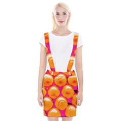 Pop Art Tennis Balls Braces Suspender Skirt by essentialimage