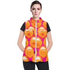 Pop Art Tennis Balls Women s Puffer Vest by essentialimage