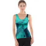 Background Texture Pattern Blue Tank Top