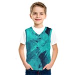 Background Texture Pattern Blue Kids  SportsWear