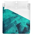 Background Texture Pattern Blue Duvet Cover (Queen Size)