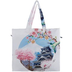 Japan National Cherry Blossom Festival Japanese Canvas Travel Bag by Vaneshart