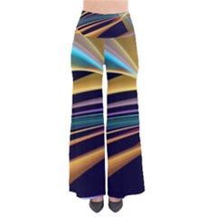 Lines Stripes Colorful Abstract Background Color So Vintage Palazzo Pants by Vaneshart