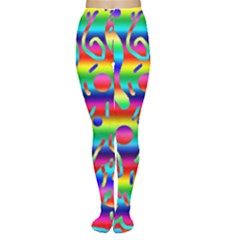 Rainbow Confetti Tights by bloomingvinedesign