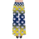 English Breakfast Yellow Pattern Blue Ombre So Vintage Palazzo Pants