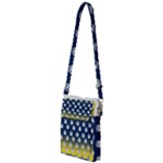 English Breakfast Yellow Pattern Blue Ombre Multi Function Travel Bag