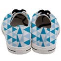 Abstract Modern Background Blue Men s Low Top Canvas Sneakers View4