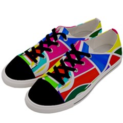 Abstract Background Men s Low Top Canvas Sneakers by Vaneshart