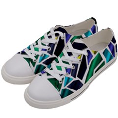 Mosaic Shapes Women s Low Top Canvas Sneakers by Vaneshart