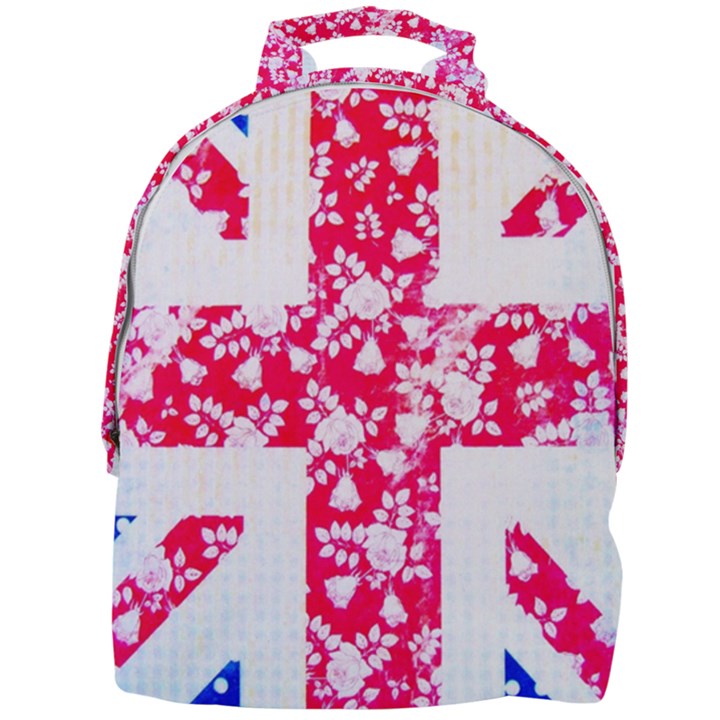 British Flag Abstract Mini Full Print Backpack