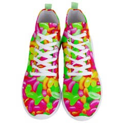 Vibrant Jelly Bean Candy Men s Lightweight High Top Sneakers by essentialimage