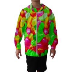 Vibrant Jelly Bean Candy Kids  Hooded Windbreaker by essentialimage