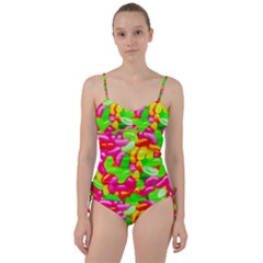 Vibrant Jelly Bean Candy Sweetheart Tankini Set by essentialimage