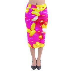 Vibrant Jelly Bean Candy Midi Pencil Skirt by essentialimage