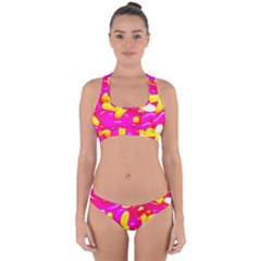 Vibrant Jelly Bean Candy Cross Back Hipster Bikini Set by essentialimage