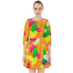 Vibrant Jelly Bean Candy Smock Dress by essentialimage