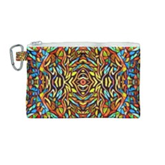 Abstract 26 Canvas Cosmetic Bag (medium) by ArtworkByPatrick