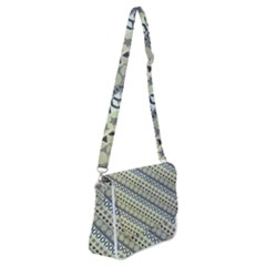 Abstract Seamless Pattern Graphic Shoulder Bag With Back Zipper by Vaneshart