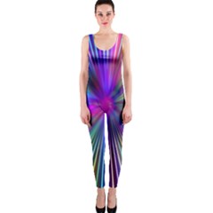 Rays Colorful Laser Ray Light One Piece Catsuit by Bajindul