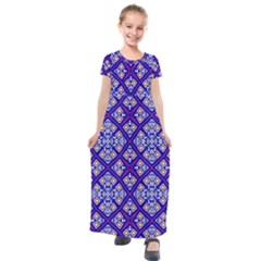 Symmetry Kids  Short Sleeve Maxi Dress by Sobalvarro