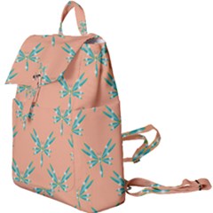 Turquoise Dragonfly Insect Paper Buckle Everyday Backpack